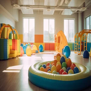 children play area